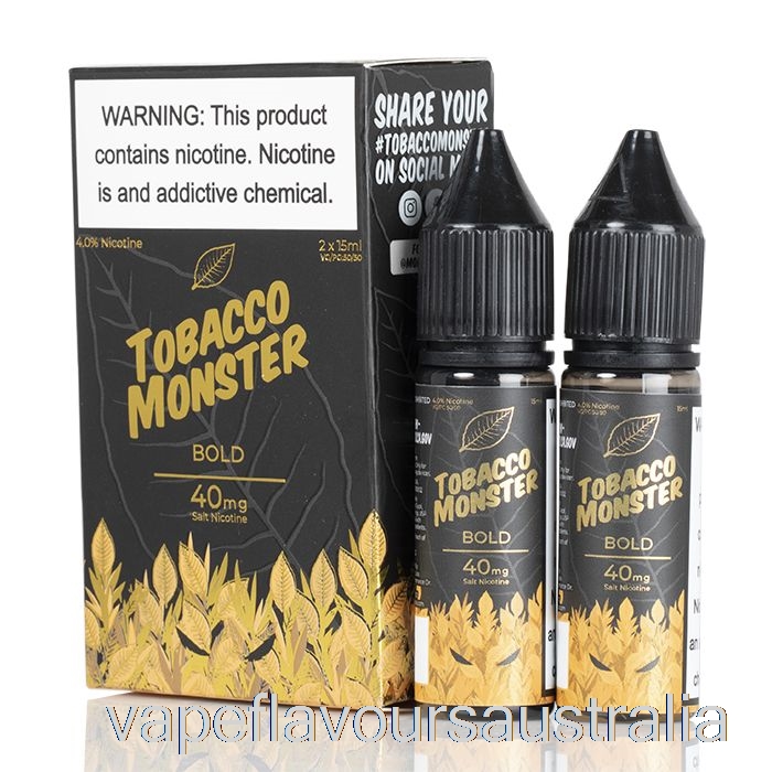 Vape Australia Bold - Tobacco Monster Salts - 30mL 24mg